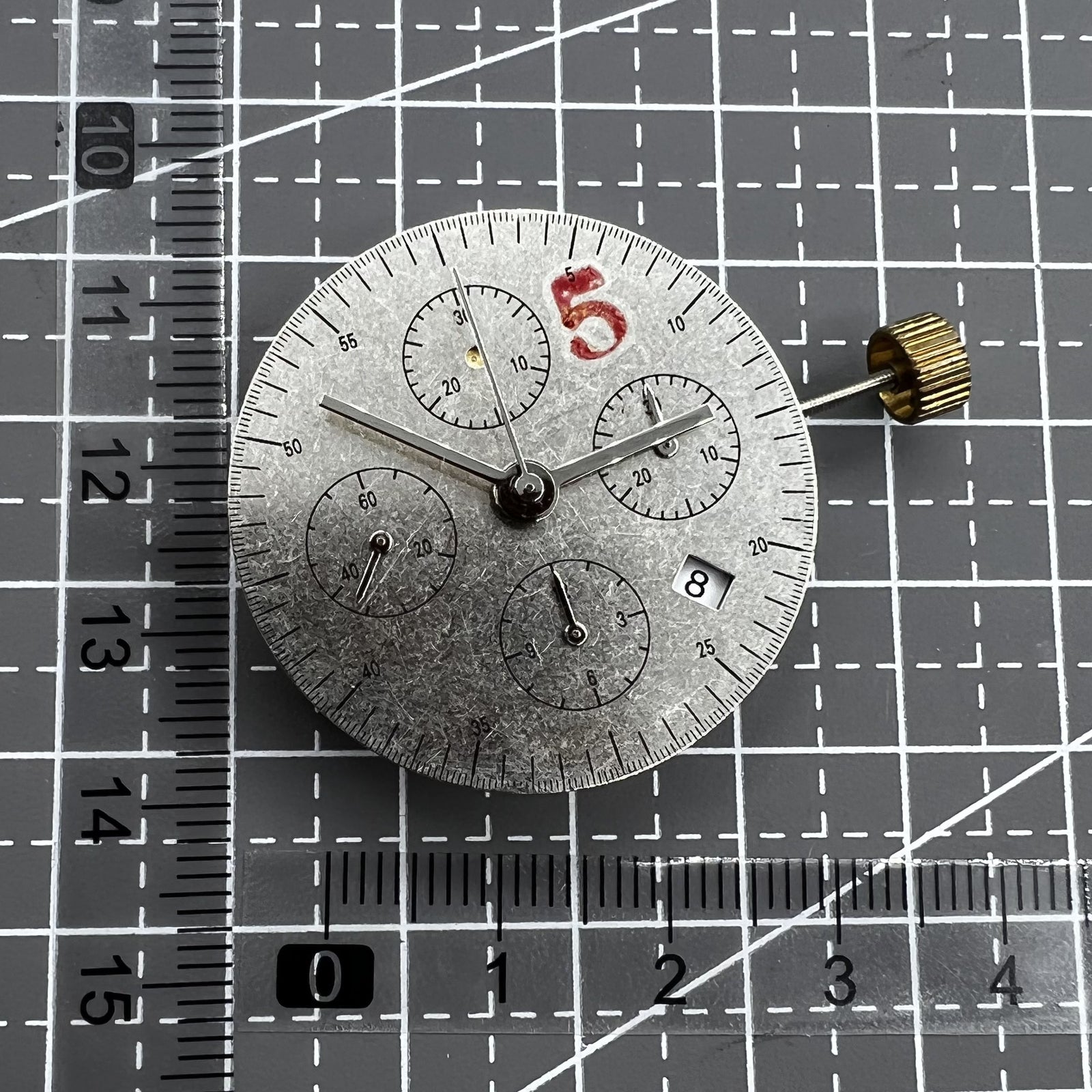 Dandong 7753 7750 Automatic Mechanical Movement Small Second@9 Movement