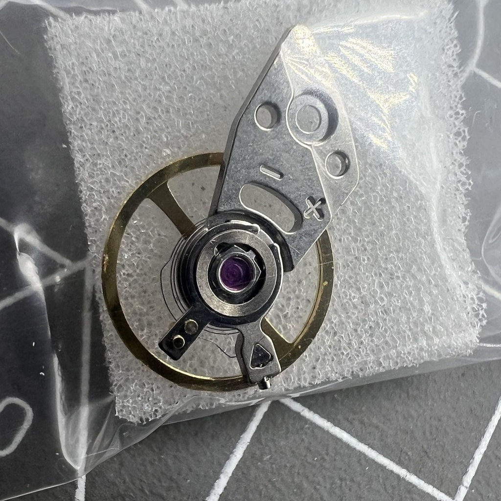 Silver Complete Balance Wheel with Splint for Miyota 8N24 Movement Made Japan