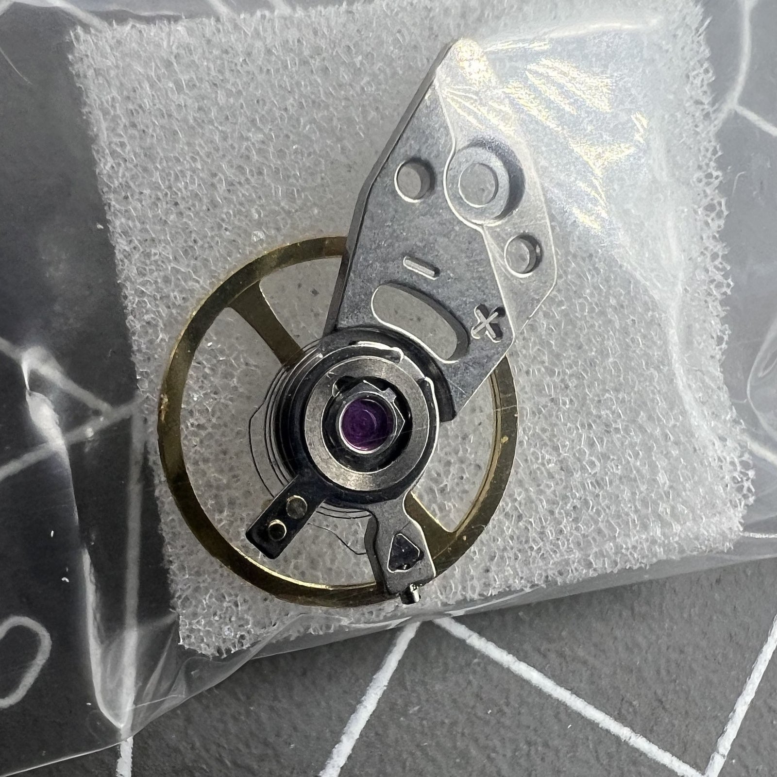 Silver Complete Balance Wheel with Splint for Miyota 8N24 Movement Made Japan