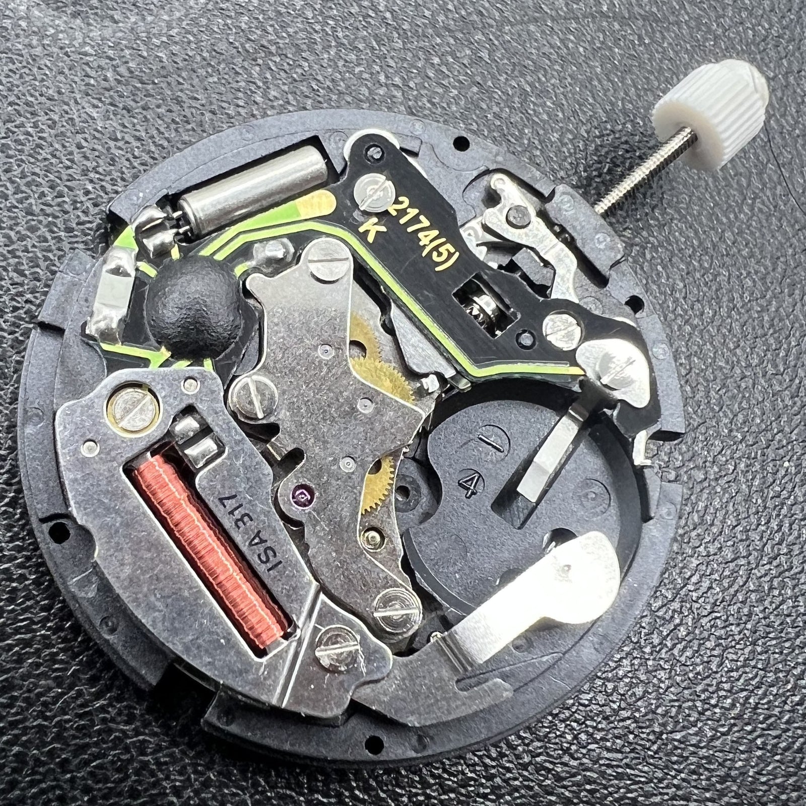 ISA317 Watch Quartz Movement 3 Hands Double Calendar