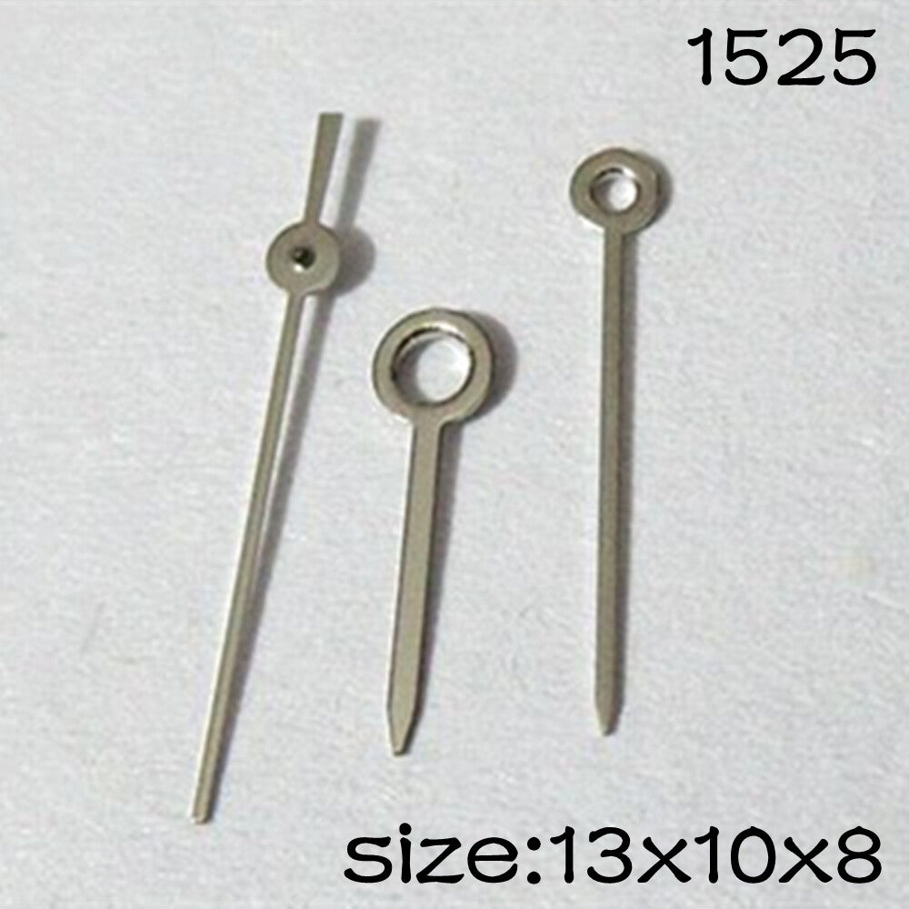 2 Sets/Pack Silver Trim Watch Hands Set for Miyota 2035 Movement #1525