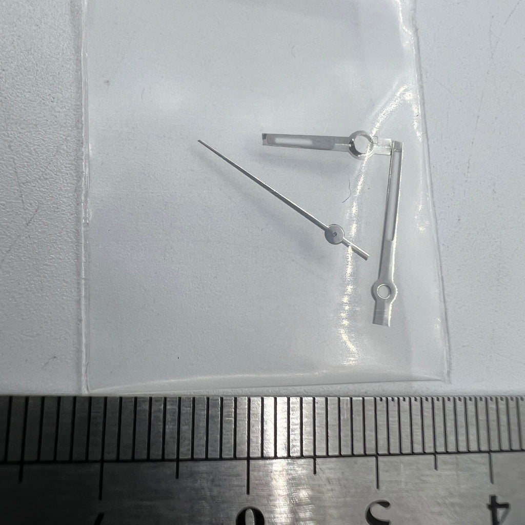 Typical Silver Trim Green Luminous Watch Hands for NH35/NH36/4R/7S