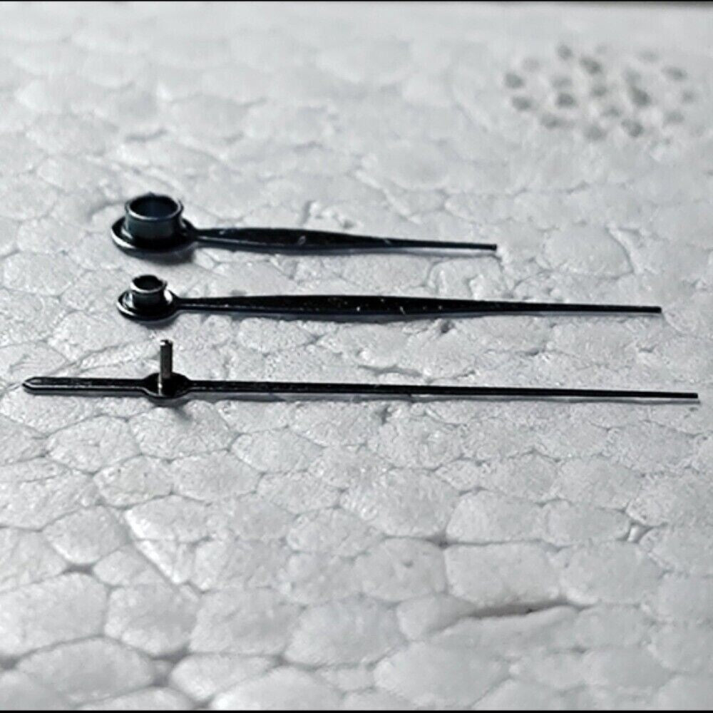 11x16x16mm Polished Black Leave Shape Watch Hand Set for LB06 Movement