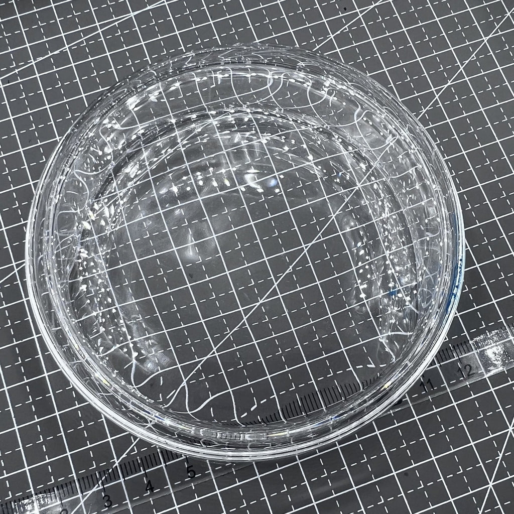 90mm Glass Watch Oil Benzine Cup with Anti-Leak Cover Tool