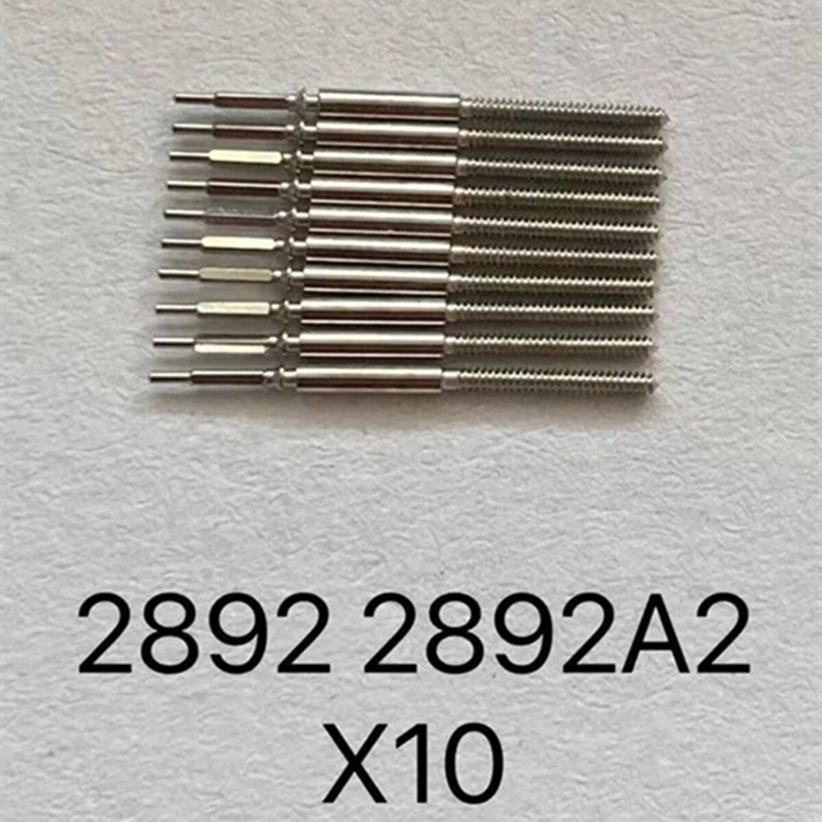 10pcs Generic Watch Winding Stems Watch Stems for ETA2892 2892A2 Movement
