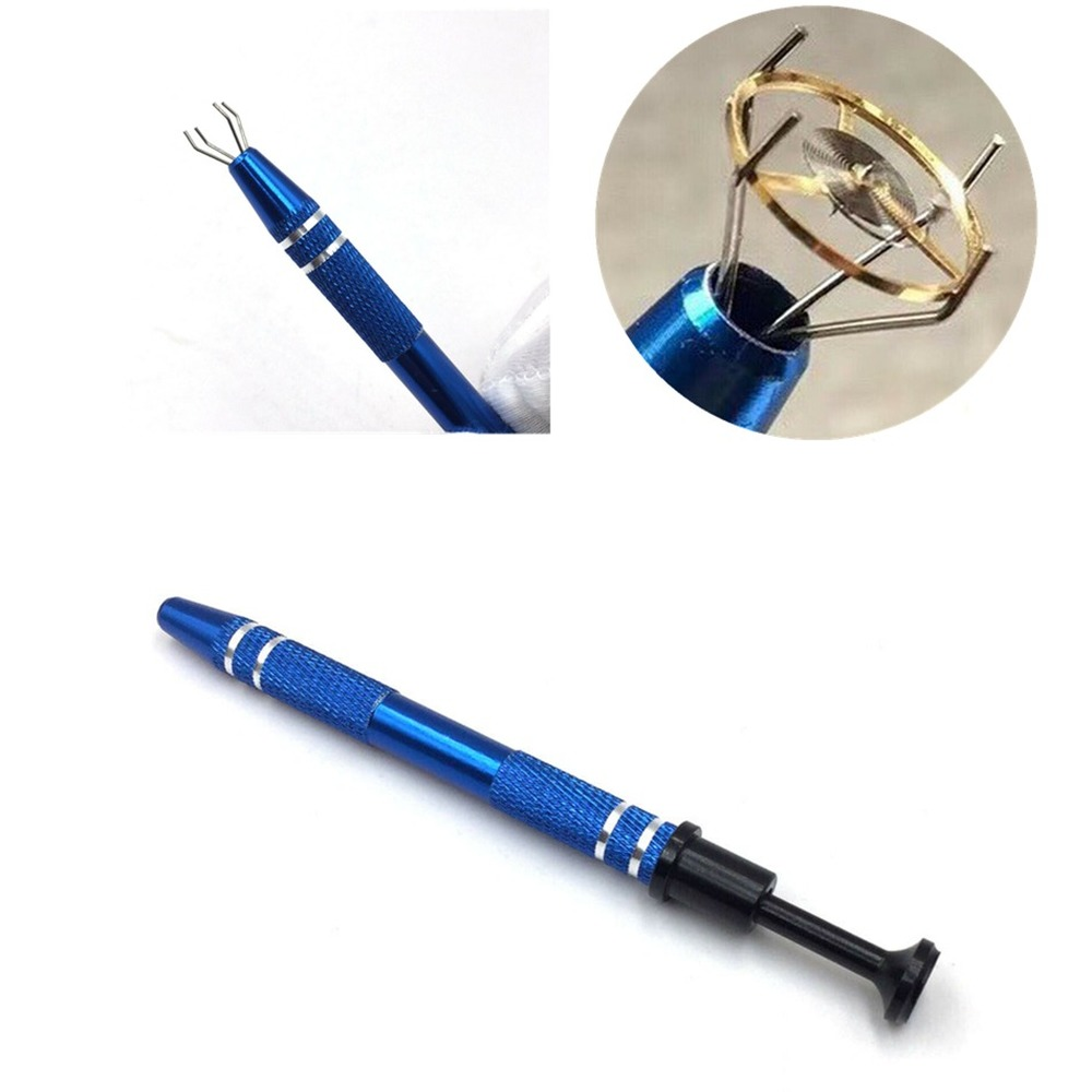 Alloy Non-Slip Watch Movement Balance Wheel Pin Vise Clamp Watch Holding