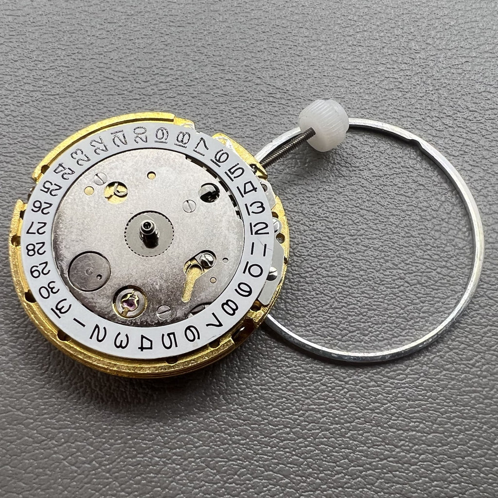 MINGZHU 2813 8205 Golden Automatic Mechanical Movement 3 Hands Date At 3