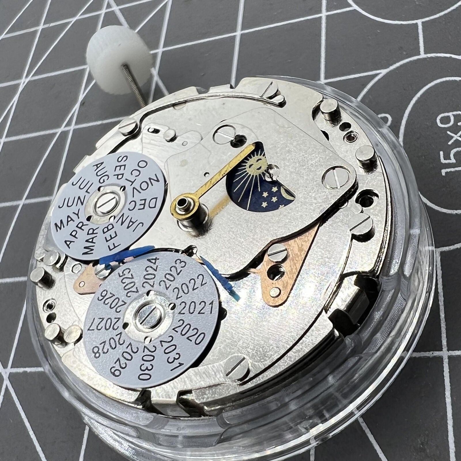 Shanghai Perpetual Calendar Mechanical Movement Replacement of ETA7751