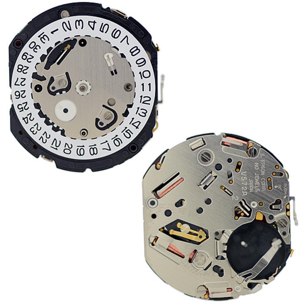 Hattori Epson TMI VS72 VS72A Watch Quartz Movement Solar Power Japan Made