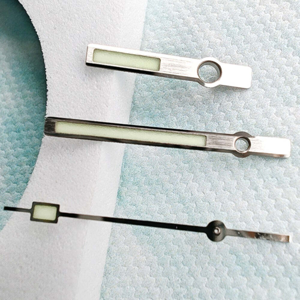 17mm 62MAS C3 Super Green Lume Watch Hands Set for Seiko SKX007/SPR777 NH35 NH36