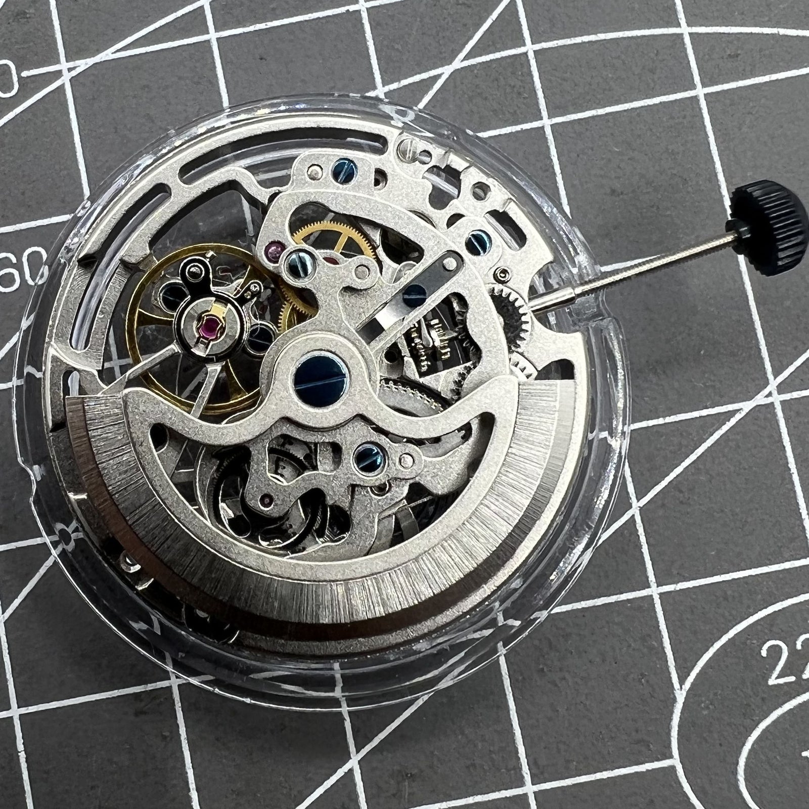 Seagull Silver TY2809 Automatic Mechanical Skeleton Watch Movement
