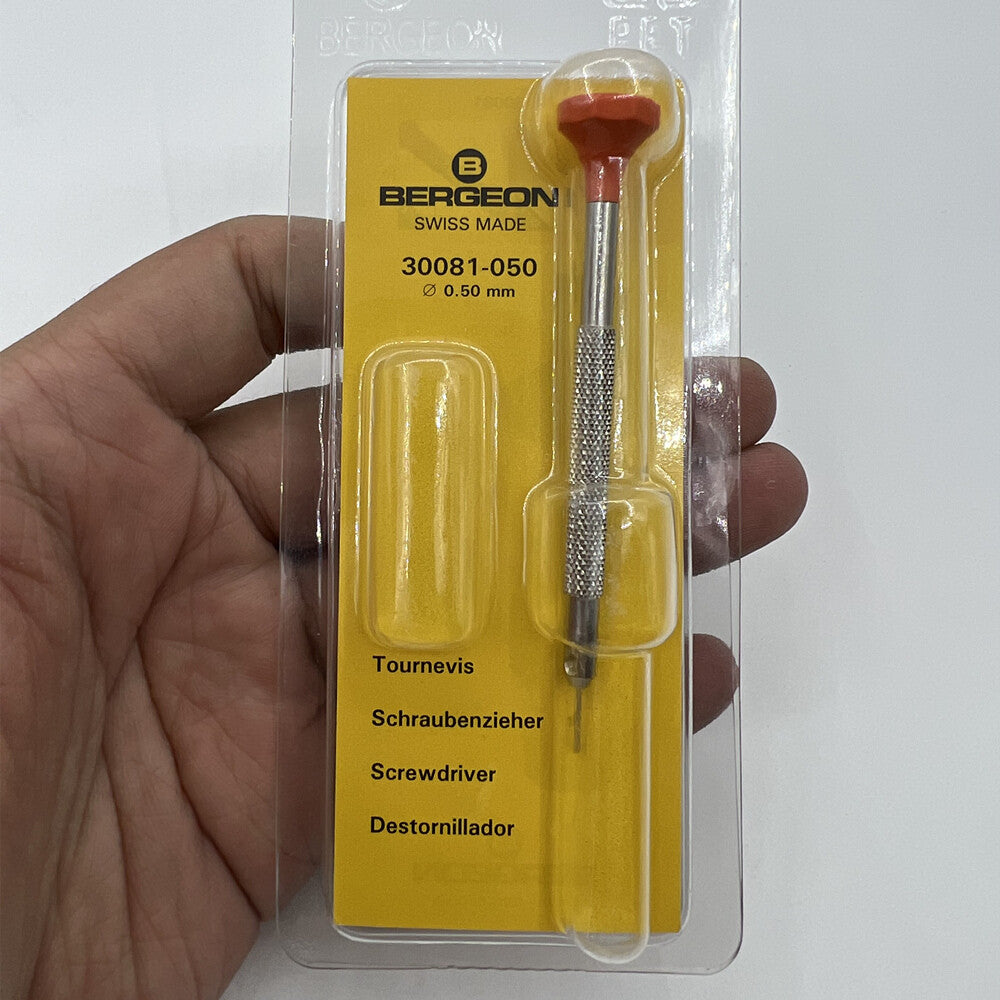 Bergeon 30081-050 Ergonomic Screwdriver 0.50 mm Without Spare Blades