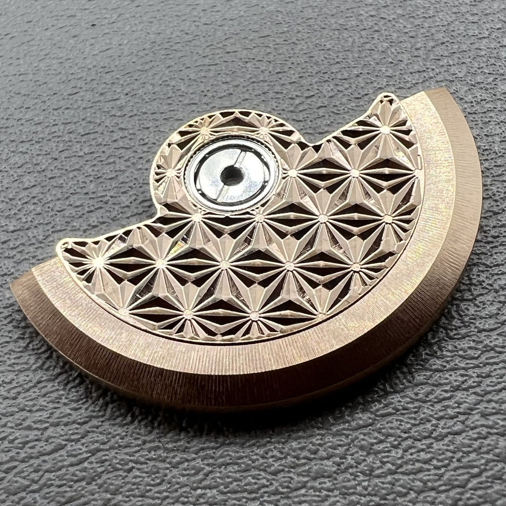 Rose Golden Fireworks Pattern Rotor Oscillating Weight for NH34 NH35 NH36 NH38