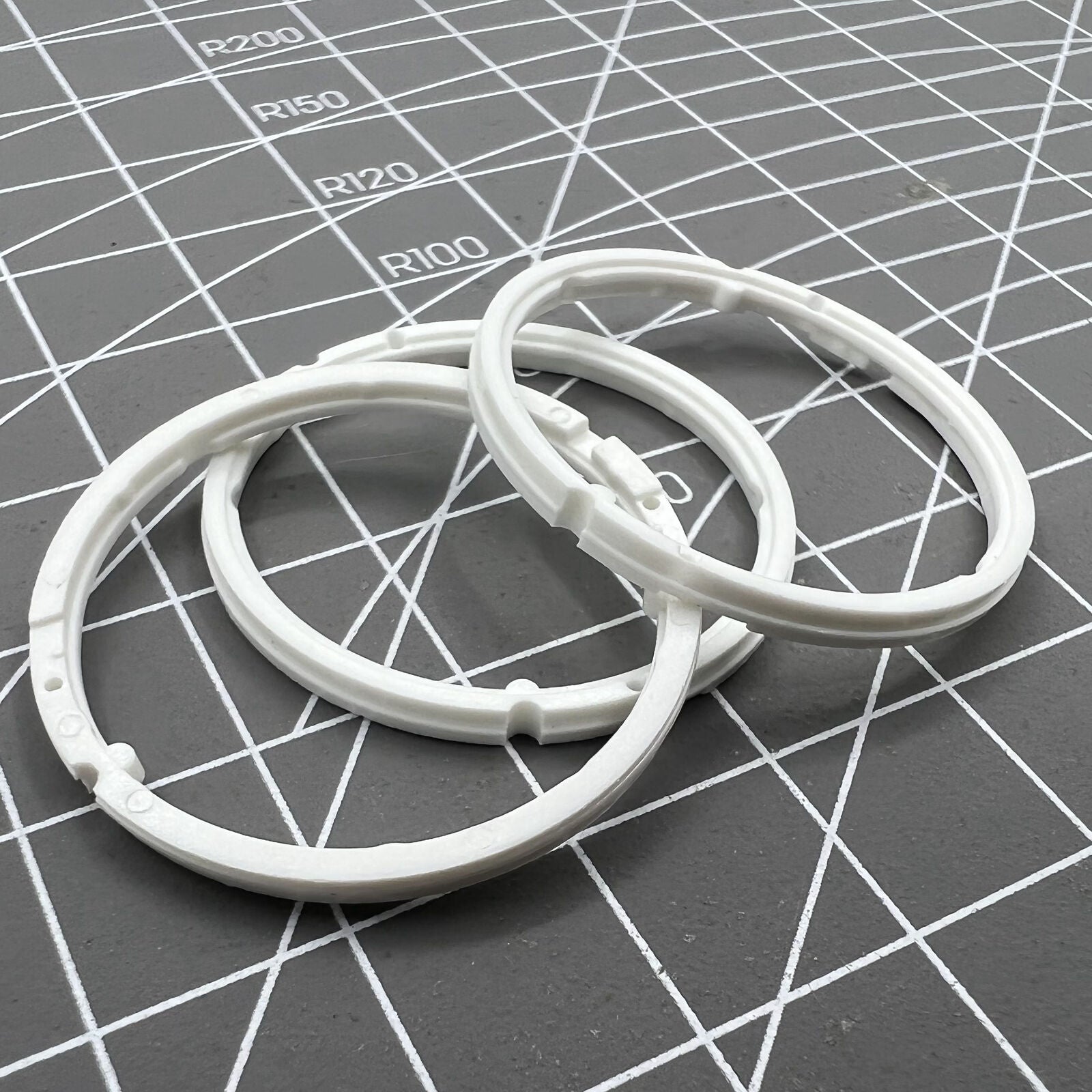 3 PIECES Case Movement Cushion Mount Spacer Ring for ETA2834 ETA2836 ETA2846