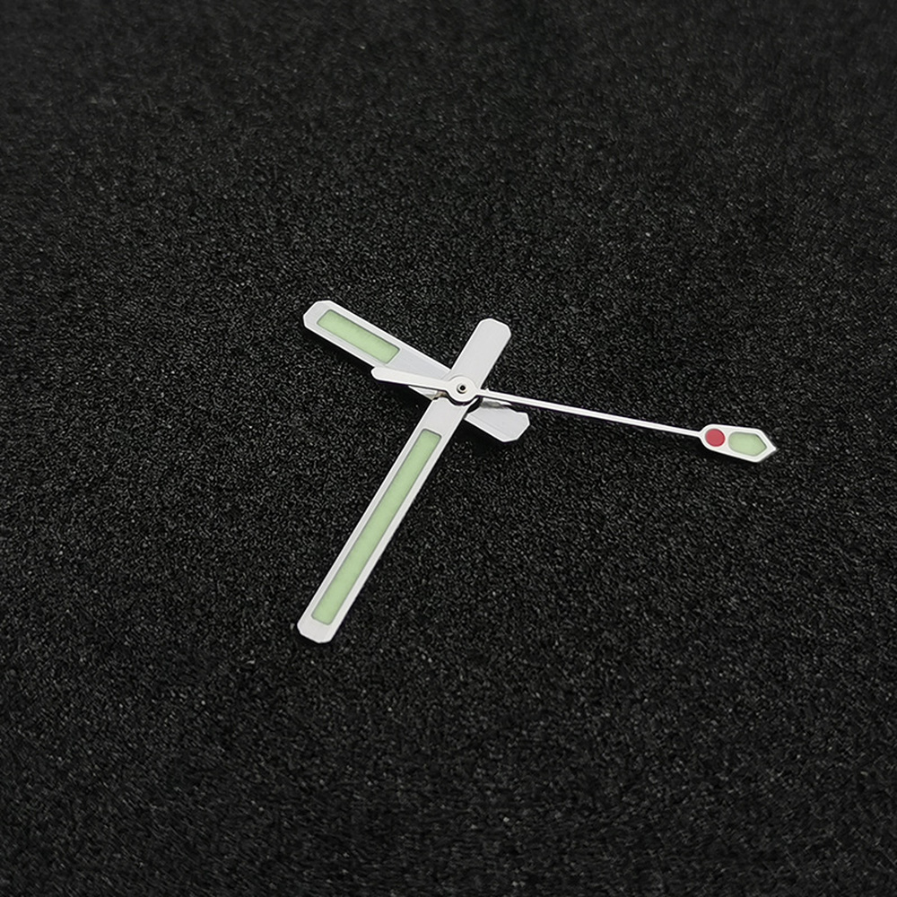 C3 Green Luminous Watch Hands Sets For SKX007 NH35/NH36 P1-4-B
