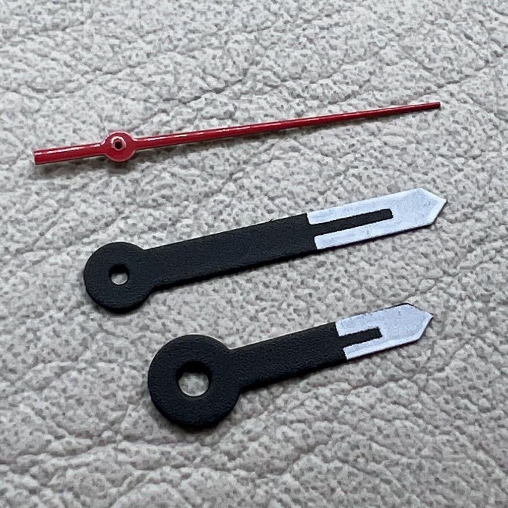 2 Sets/Pack White Black and Red Second Hands Sets for Ronda 515 Quartz Movement
