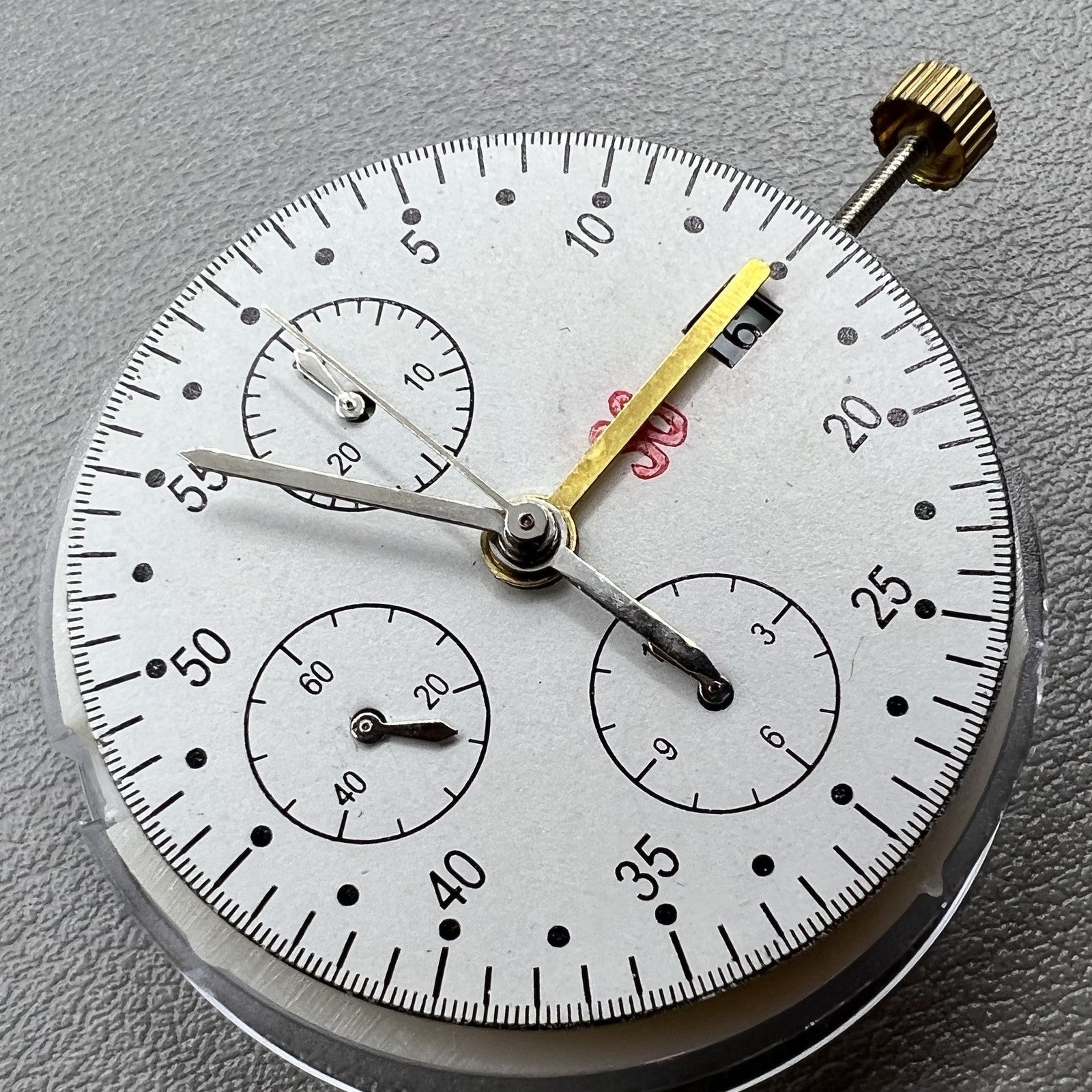 Dandong 7750 Mechanical Movement Single Calendar Small Second At 6/9/12