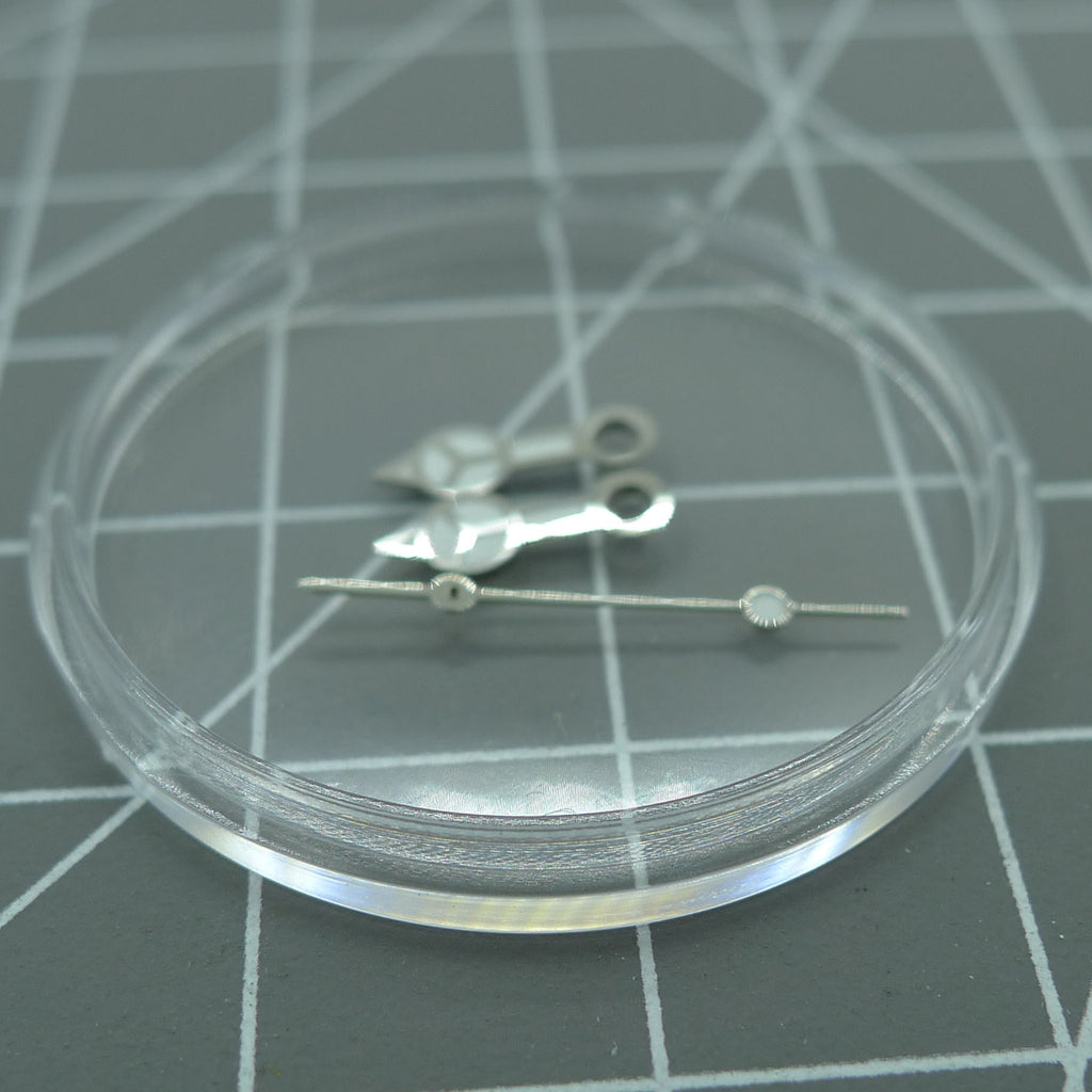 7.75*12*13MM Silver Trim Green Luminous Watch Hands For NH35A/NH36A Movement
