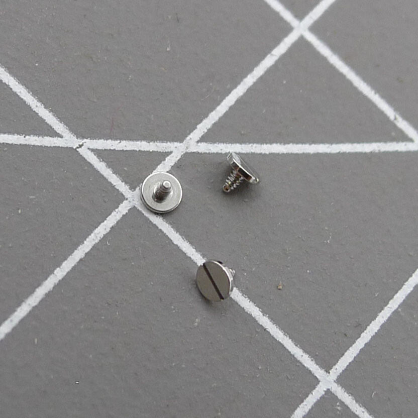 3 PIECES 3135-5625 Screw For Date Wheel Replacement for RLX 3135 Movement