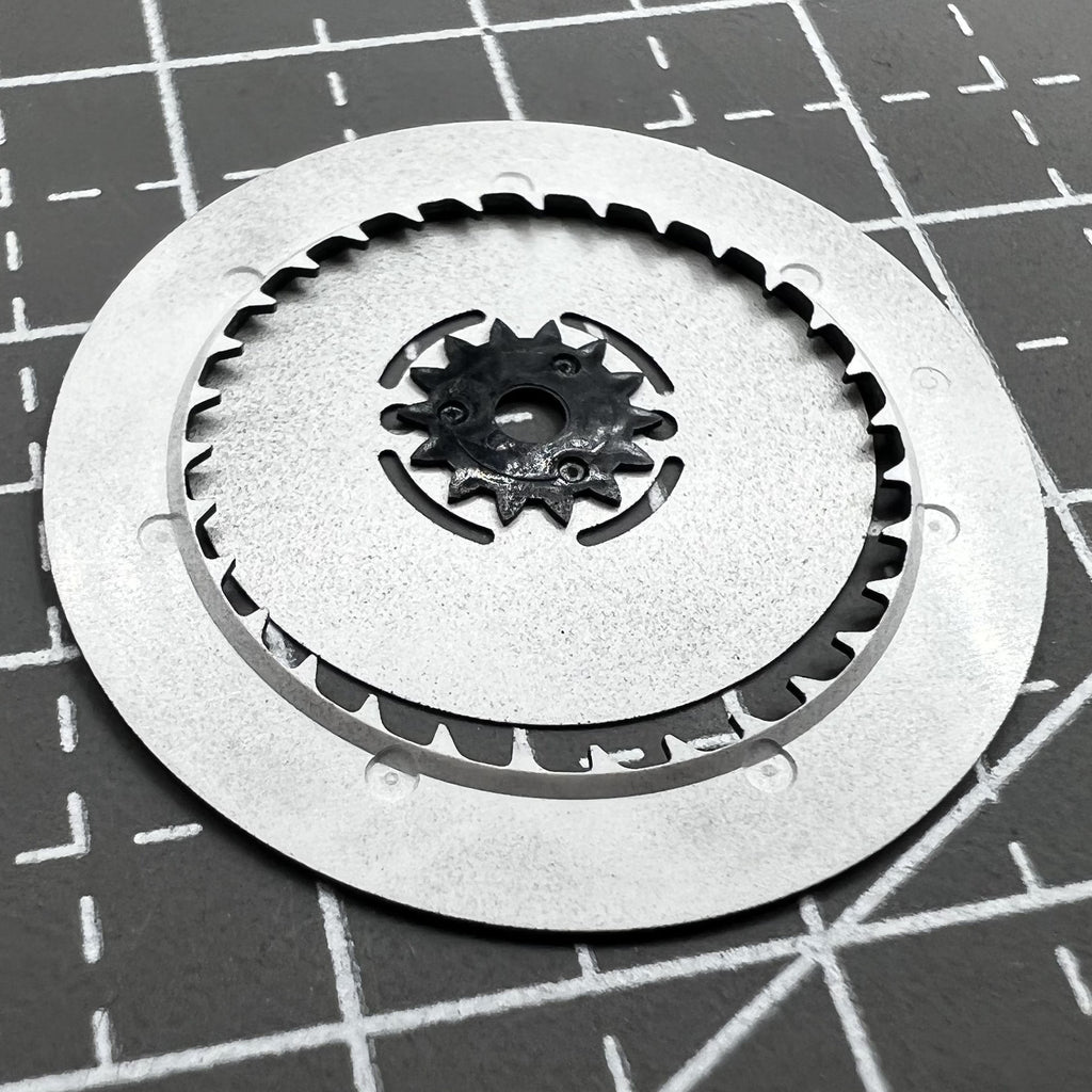 English Font Black Date Disk Week Wheel Date At 3 Crown 3.0 for Seiko NH36