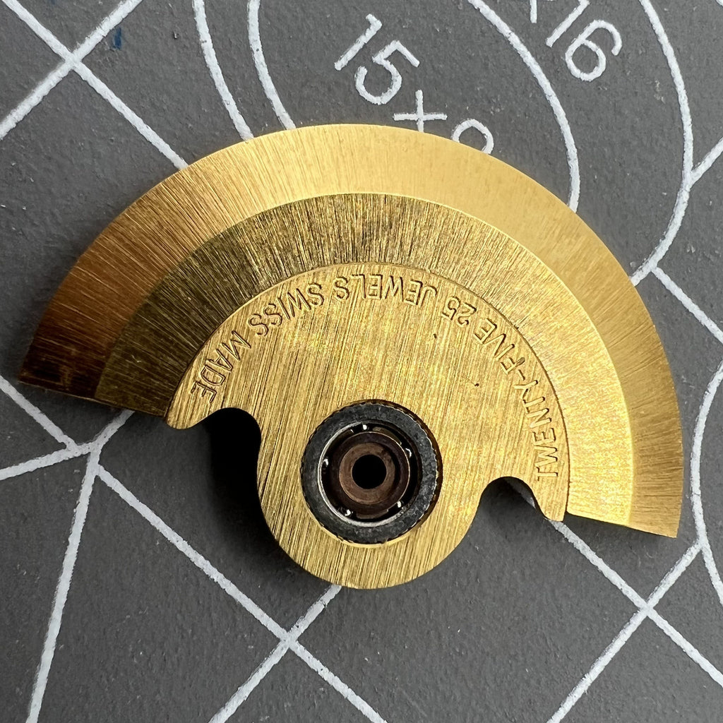 PT5000 Golden Rotor Oscillating Weight Generic for Movement ETA2824 PT5000