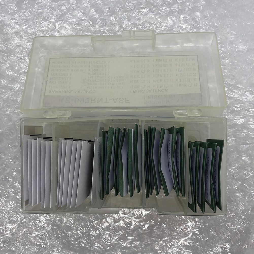 Watch Parts Sapphire(15 Sizes) ,I-Ring(18 Sizes) for  Total 69PCS/Box