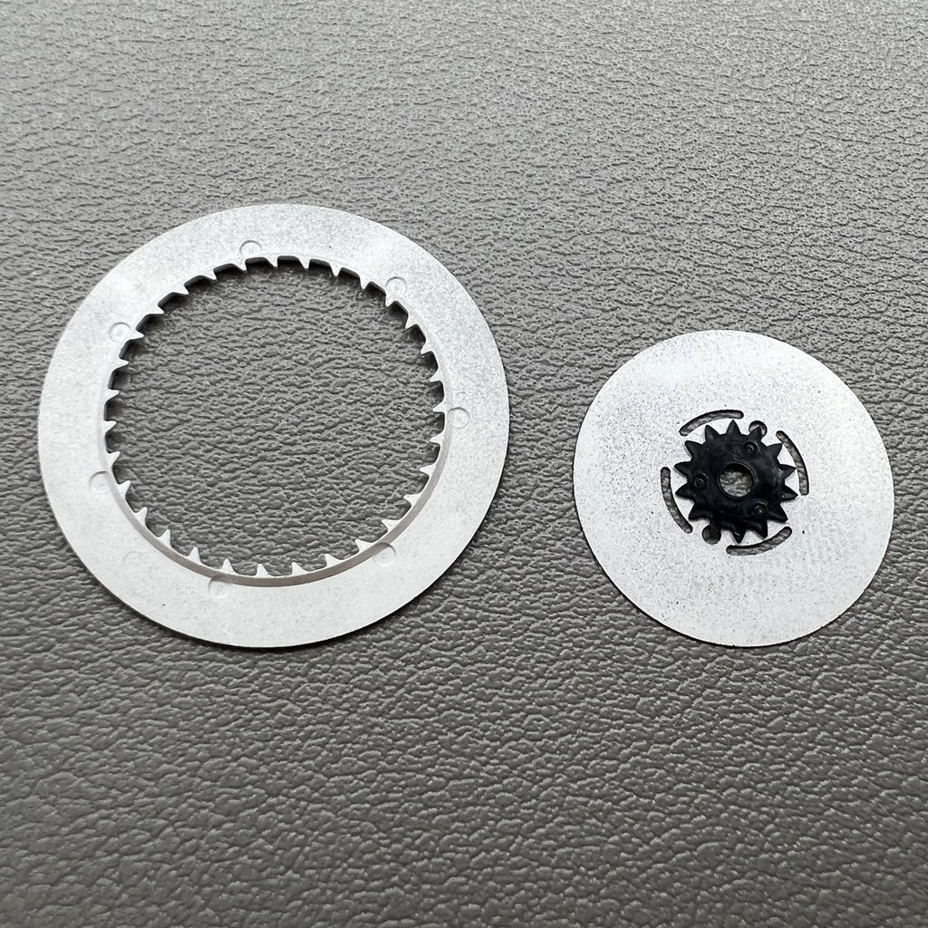 Arabic/English Font Black Date Disk Week Wheel for NH36 Movement Crown at 3