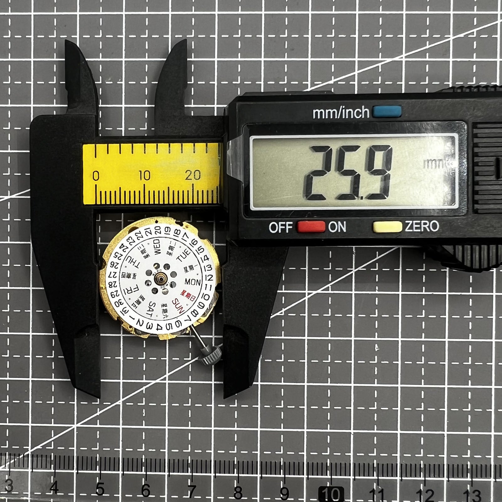 Golden Plated Miyota /Citizen 8205 Automatic Mechanical Movement