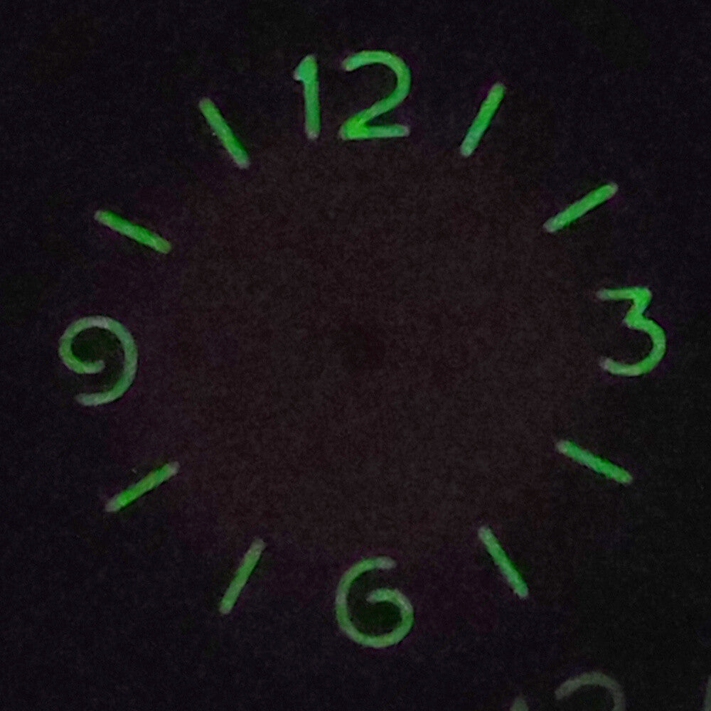 Green Luminous Orange Watch Dial for ST3600 ETA6497/6498 Movement Watch Part