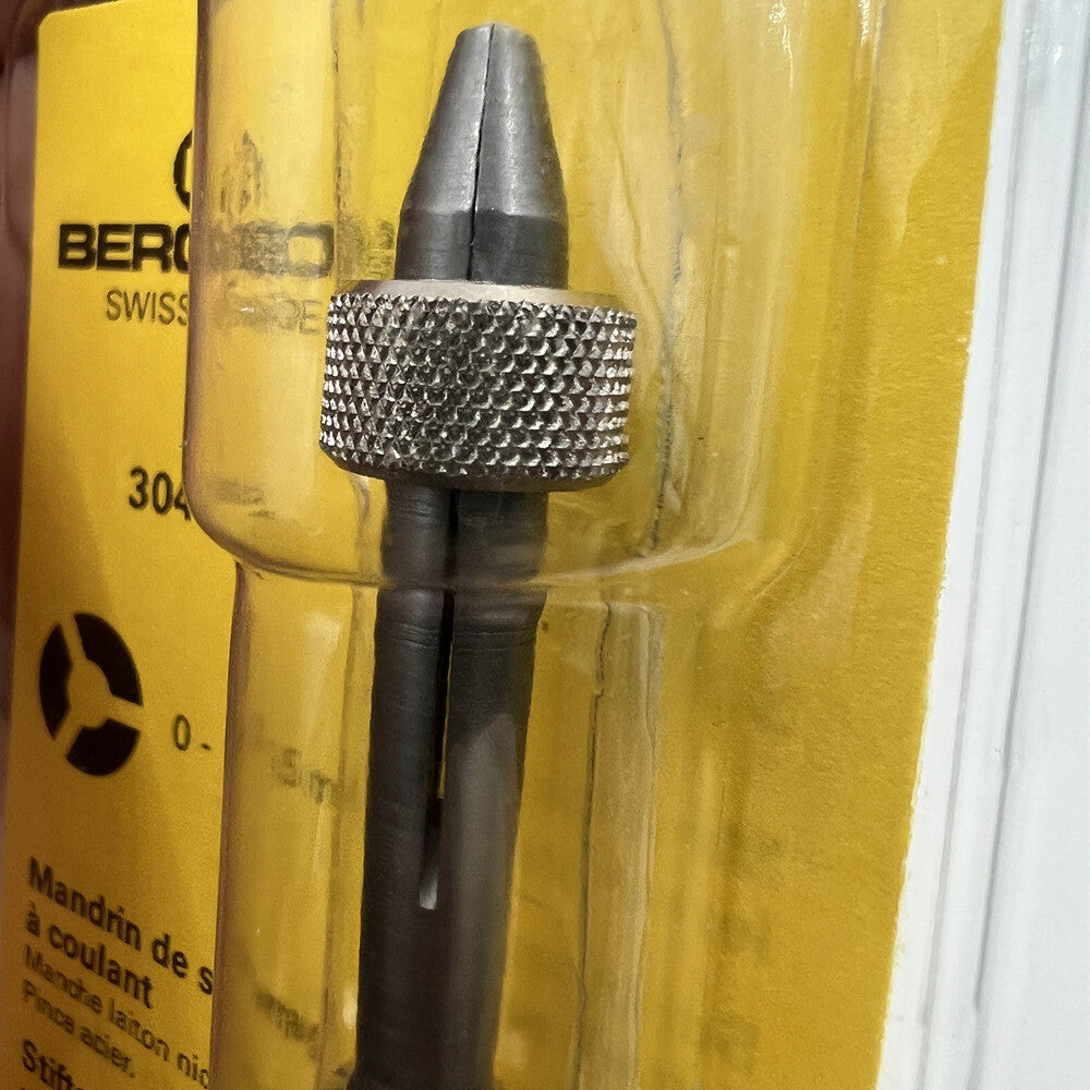 Bergeon 30432 Holder Pin Vice With Slide Lock Holding Drills Broaches