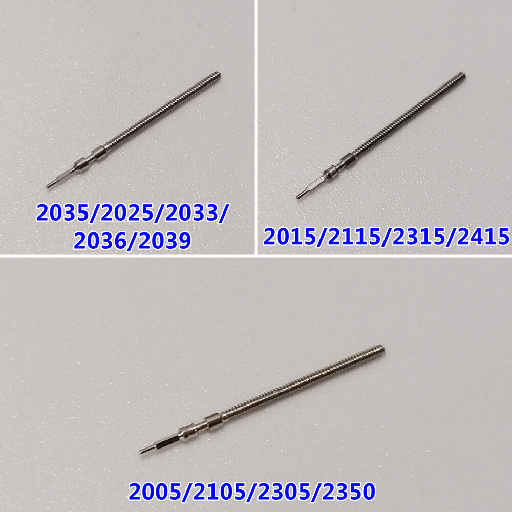 5 PIECES Watch Winding Stems Fit for Miyota 2035/2025/2033/2036/2039 Movement