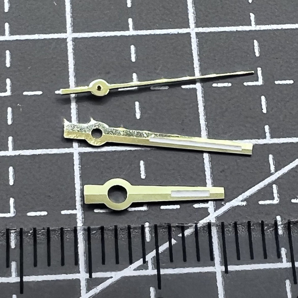 2 Sets/Pack Modified Dayjust Golden Trim Blue Lume Hands for NH35 NH36 Movement