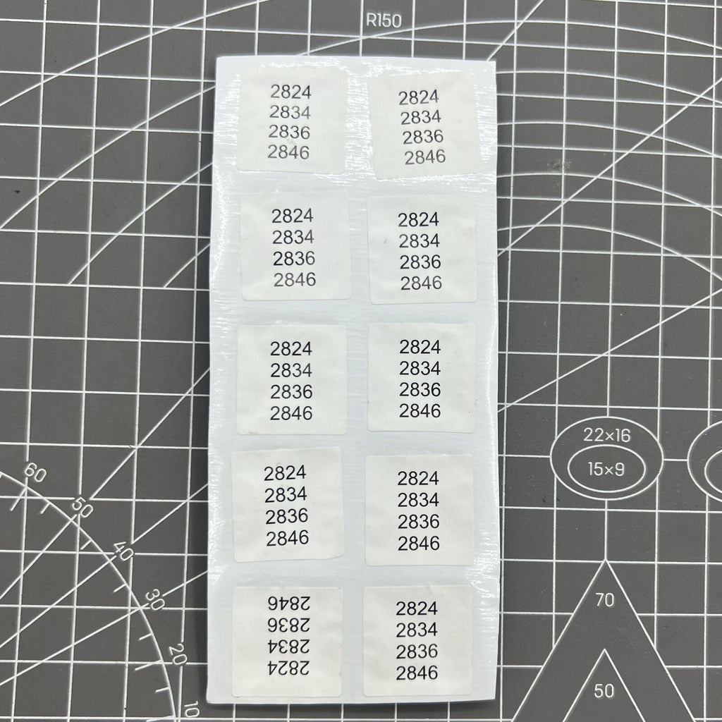 2 PIECES Replacement Plate Cap Jewel Generic for Movement ETA 2836 2834 2824