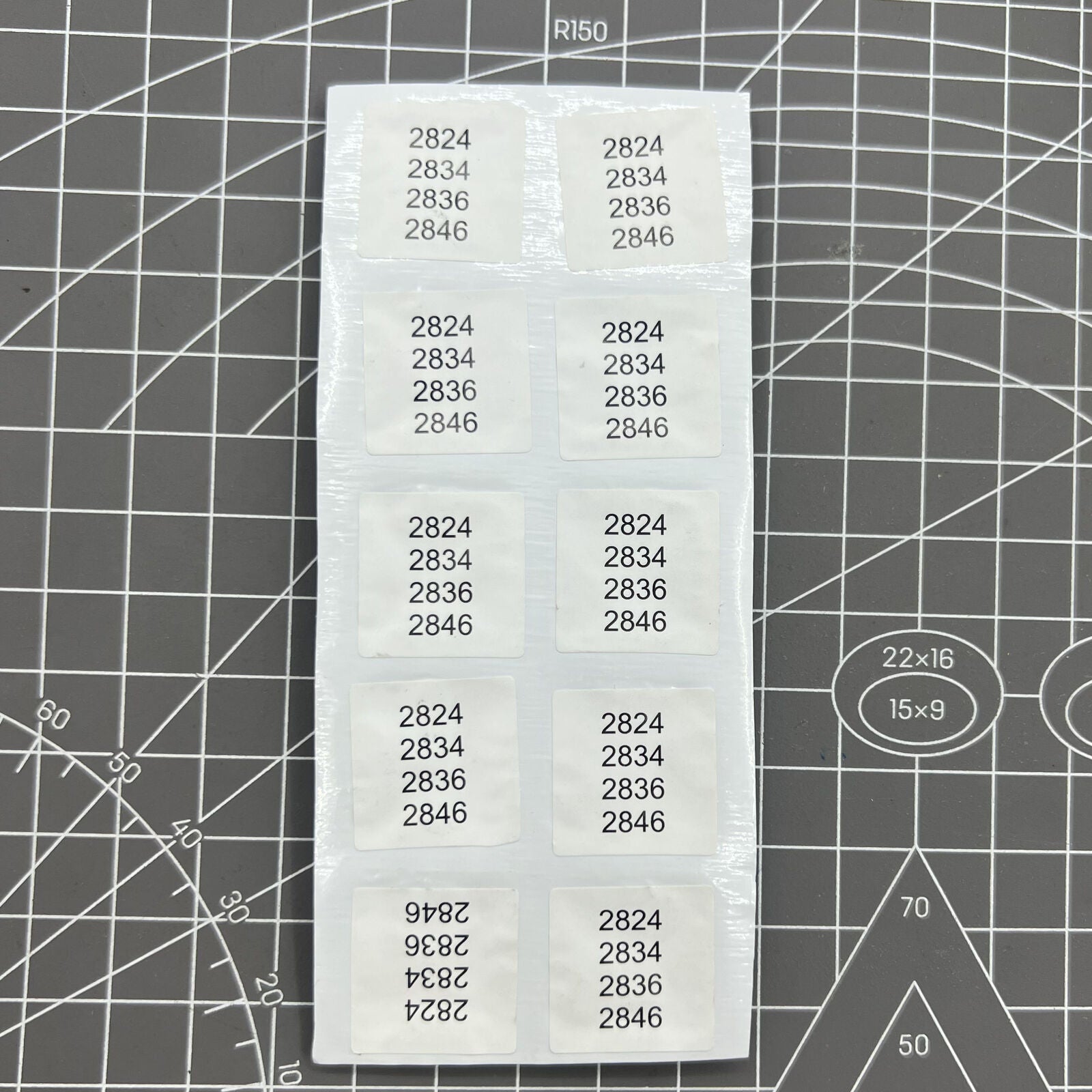 2 PIECES Replacement Plate Cap Jewel Generic for Movement ETA 2836 2834 2824