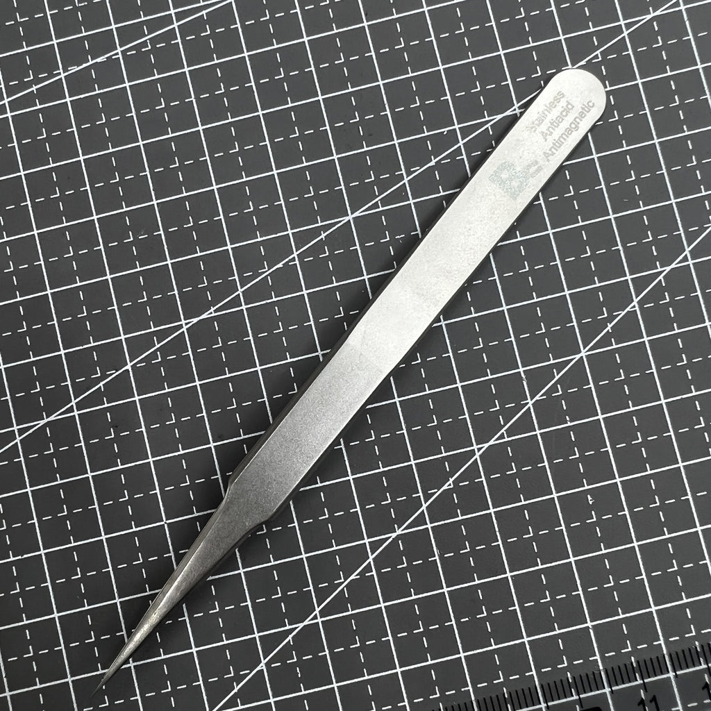 Swiss Bergeon 7026-2 Tweezer Antimagnetic Strong, Fine Point