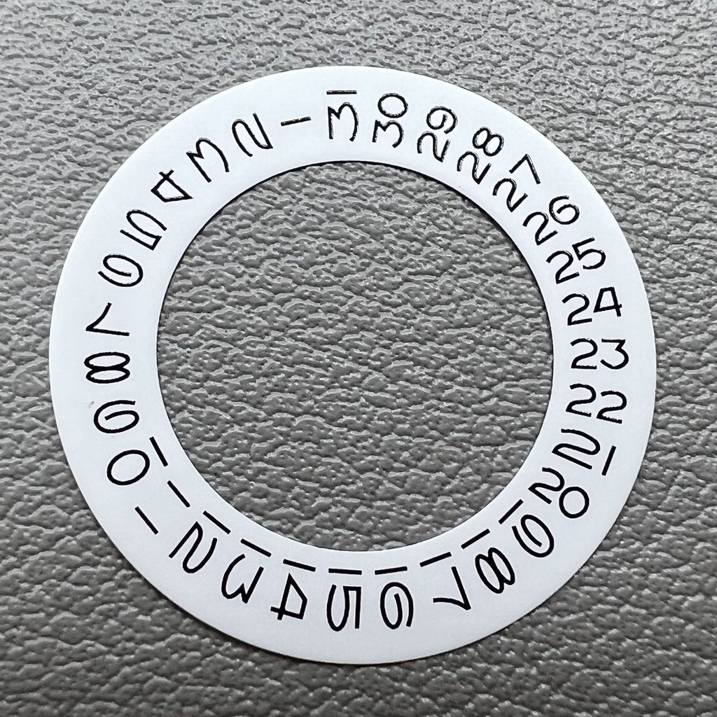 2 PIECES Date Disk Wheel Overlay for ETA2824 2836 Miyota 8215/8200 Date@3