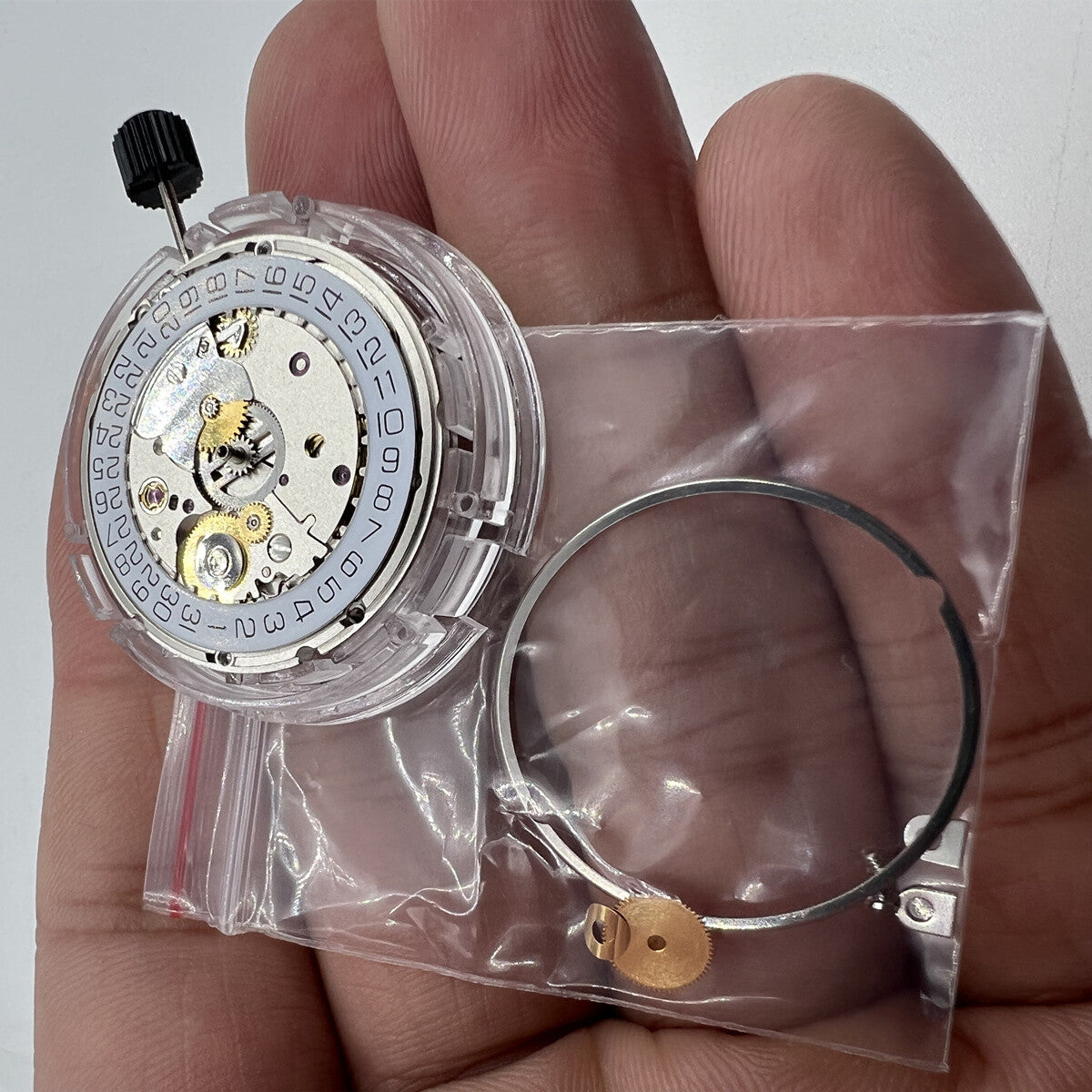Seagull ST2130 Automatic Movement Silver Plated Clone Replacement for ETA 2824-2