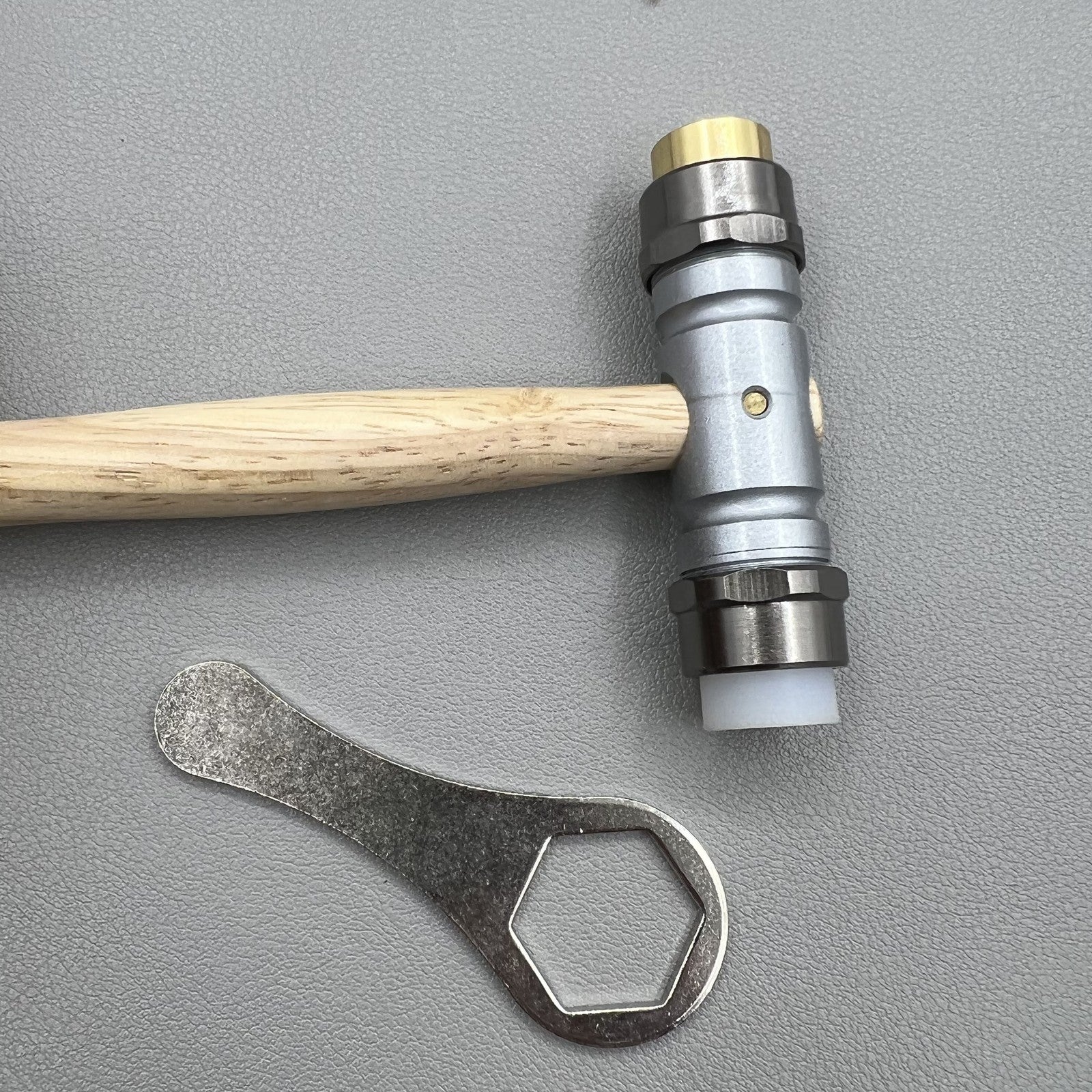 Bergeon 30417 Hammer With Replaceable Brass / Synthetic Ends Swiss Tool