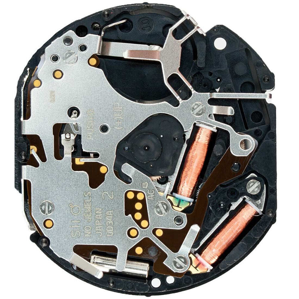 Hattori Epson TMI VD34 VD34A Watch Quartz Movement Japan Made