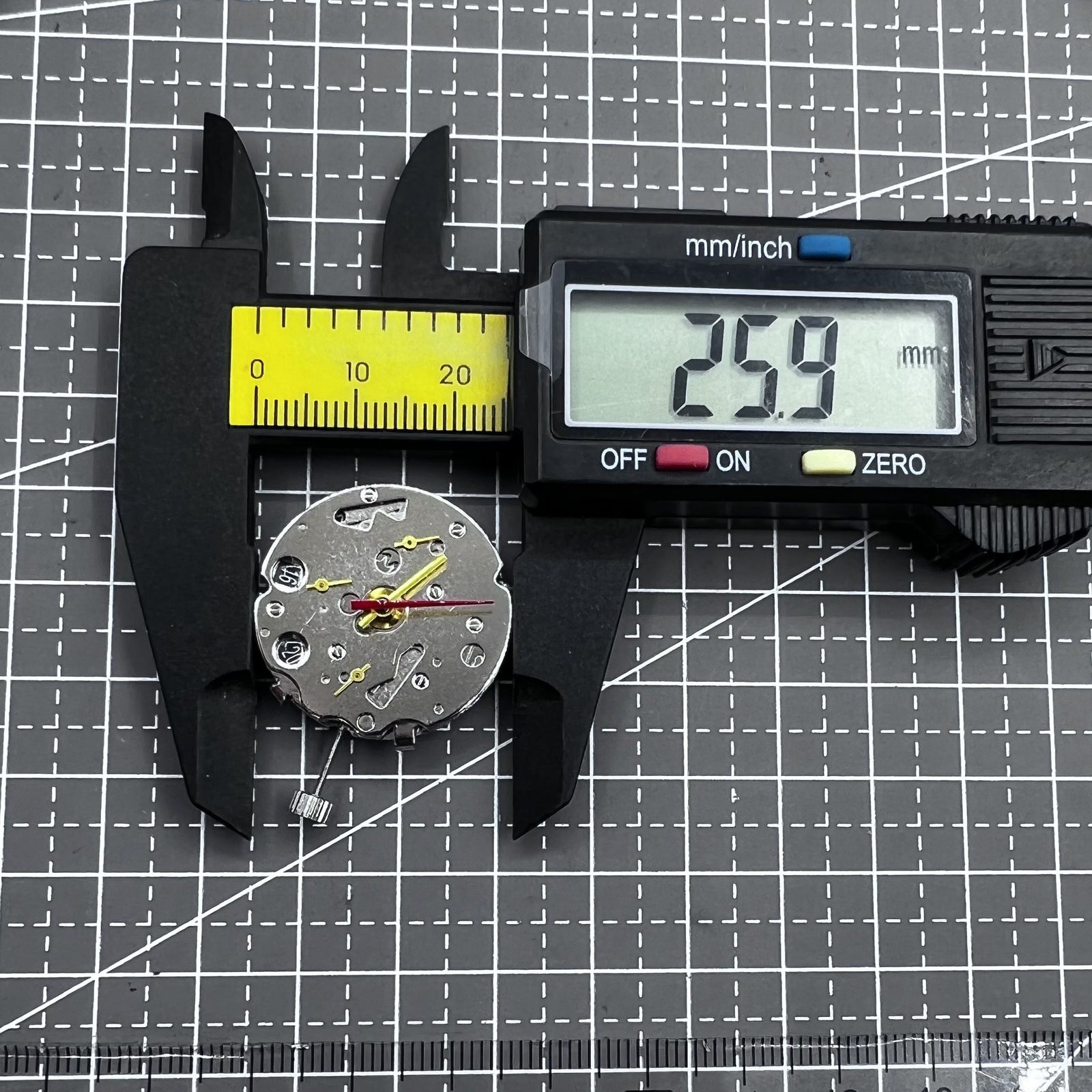 Seagull ST16 Mechanical Movement Watch Part Black Calendar 7 Hands Date at 6
