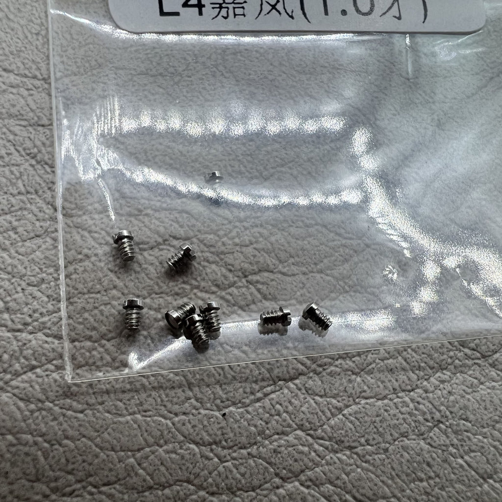 10PCS Silver 1.0 Back Cover Case Screws for La Grande Classique De Longines L4