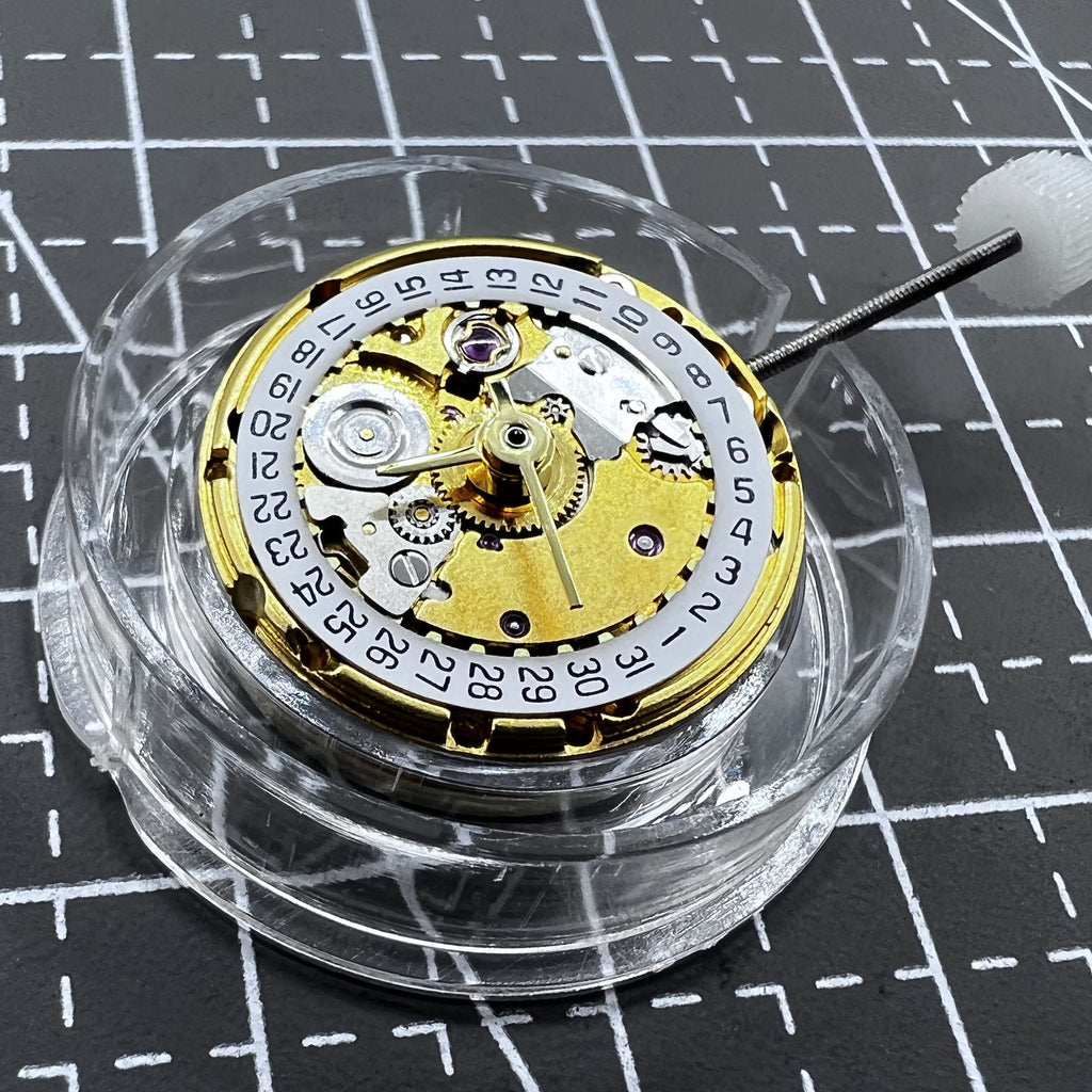 Golden Mechanical Movement Date At 3 Replacement of ETA2671 Movement