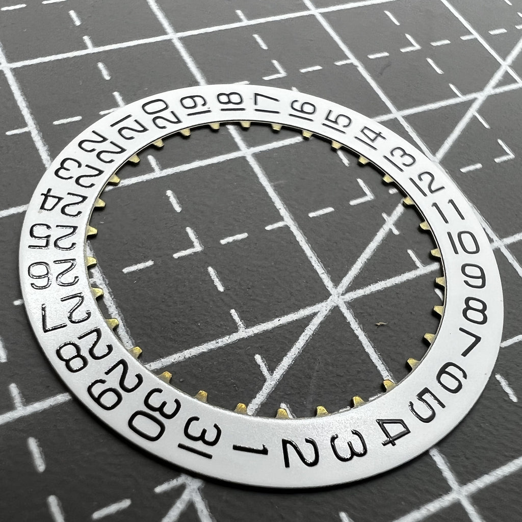 Generic Date@3 White Date Disk Wheel Date Wheel for Movement ETA 2824-2