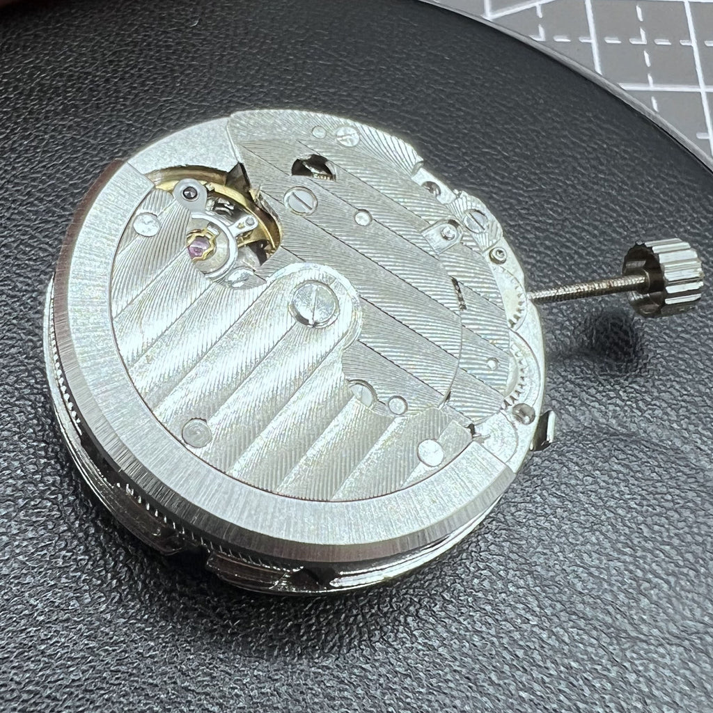 Seagull ST16 Mechanical Movement Watch Part Black Calendar 7 Hands Date at 6