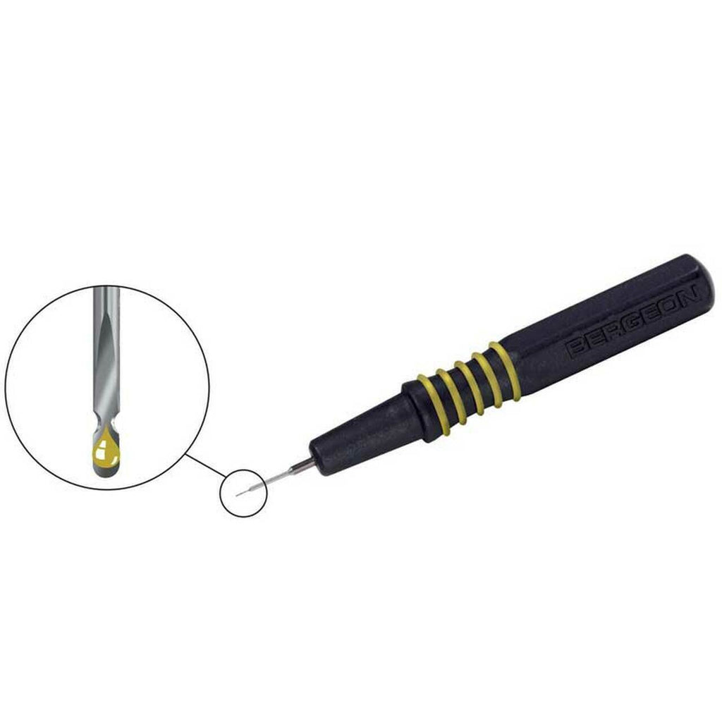 Bergeon 7013-4 Metal Dip Oilers Ergonomic Oil Grease Precision Applicator Set of