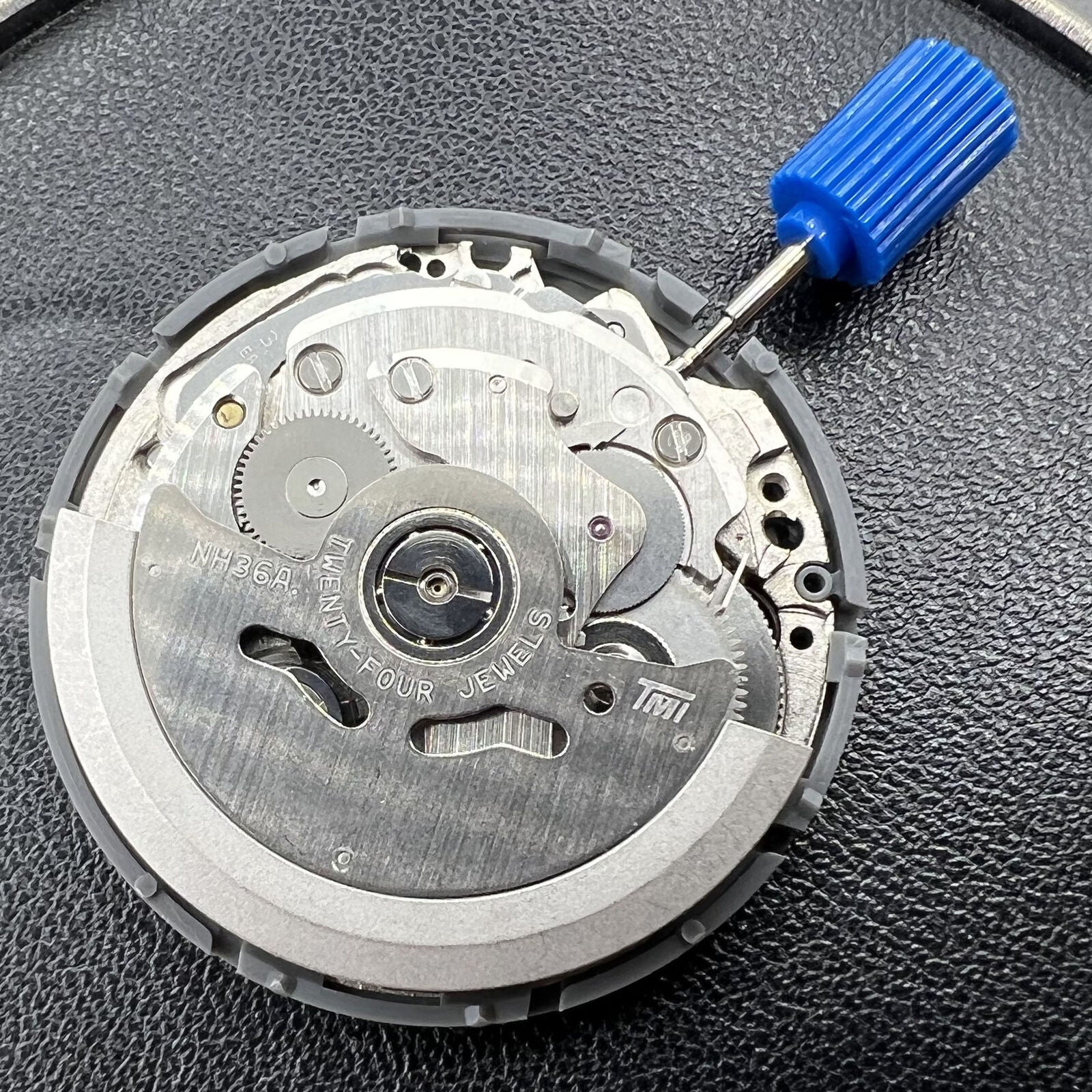 Black NH36 NH36A Roman Wheel Crown At 3.0 Automatic Mechanical Movement