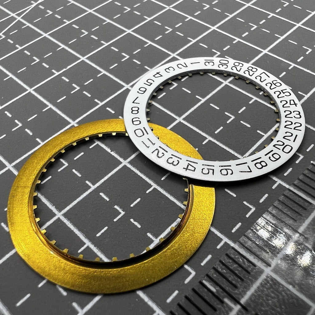 1 PIECE White Date Disk Wheel Date@3 for ETA2836 Movement