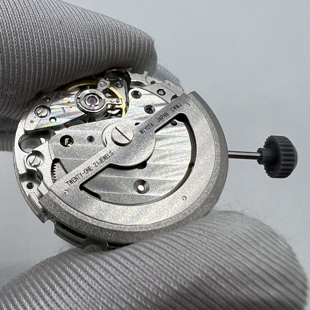 Japan Made Miyota/Citizen 82S7 Silver Plated Japan Automatic Mechanical Movement