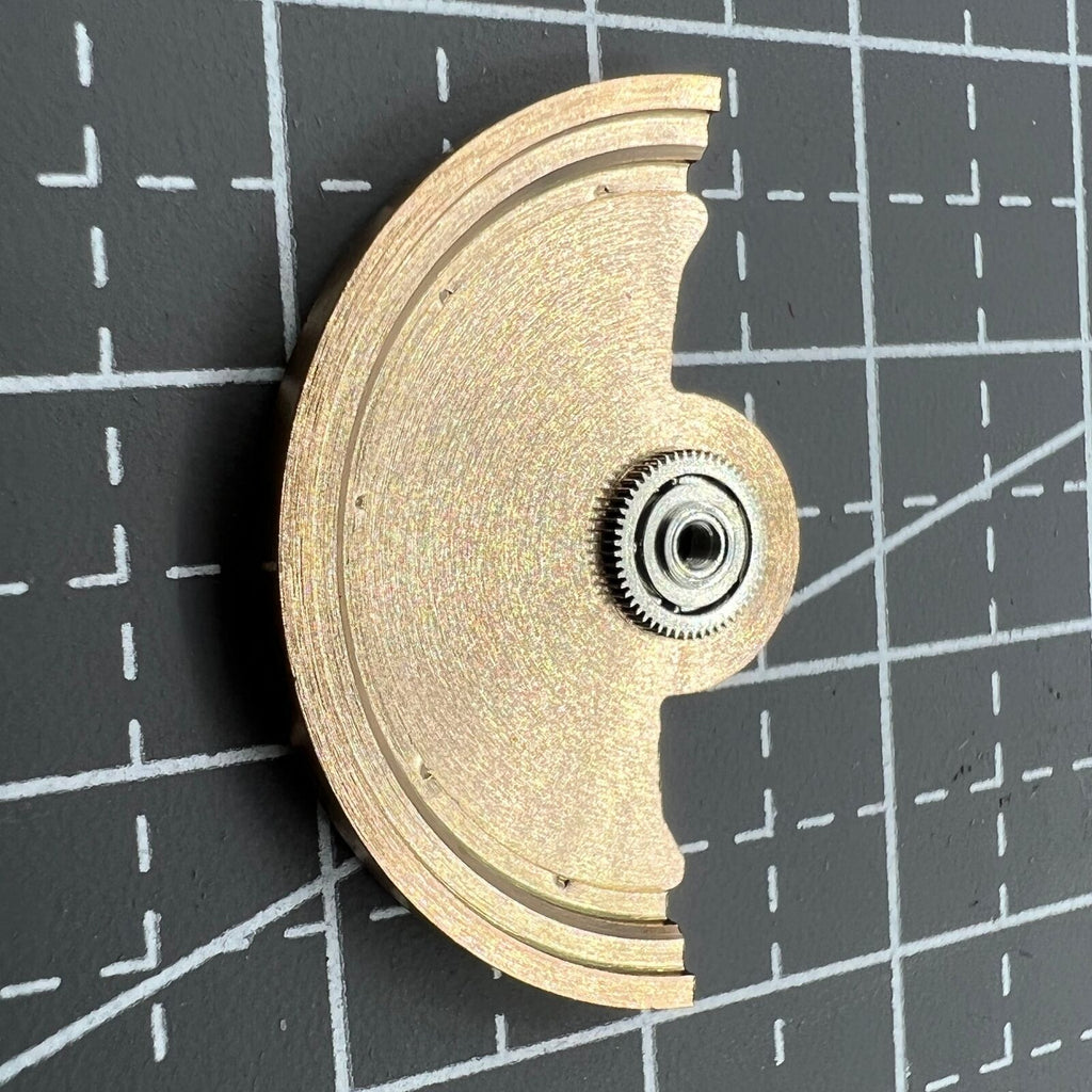 Rose Gold Sea Wave Carved Rotor Oscillating Weight for Miyota NH35 NH36 Movement