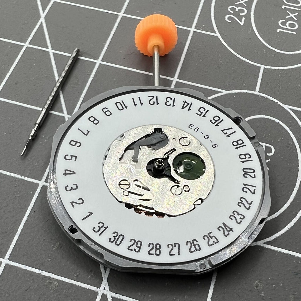 Japan Miyota 1M12 Japan Quartz Movement 3 Hands Date@6